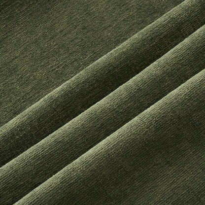 Olive Green Couch Pillow Covers 18x18 Inch, Set of 2 Soft Chenille Decorative Square Throw Pillow Covers Farmhouse for Sofa Living Room Bed