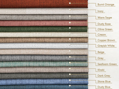 100% Blackout Linen Textured Curtains for Bedroom Solid Thermal Insulated Natural Beige Grommet Room Darkening Curtains & Drapes Luxury Decor for Living Room Nursery 52 x 84 Inch (2 Panels)