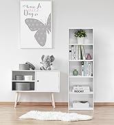 Furinno Basic Coffee Table, 2-Tier Modern Coffee Table with Open Shelf, Easy Assembly Side Table, for Living Room, Bedroom, Home Office, Amber Oak