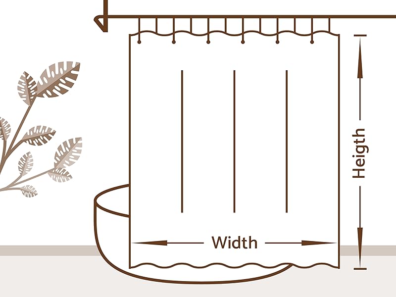 Design Waffle Weave White Shower Curtain Hotel Luxury Quality, Fabric Shower Curtains for Bathroom, Pique Pattern Cloth, Water Repellent and Machine Washable, Standard Size 71" x 72"